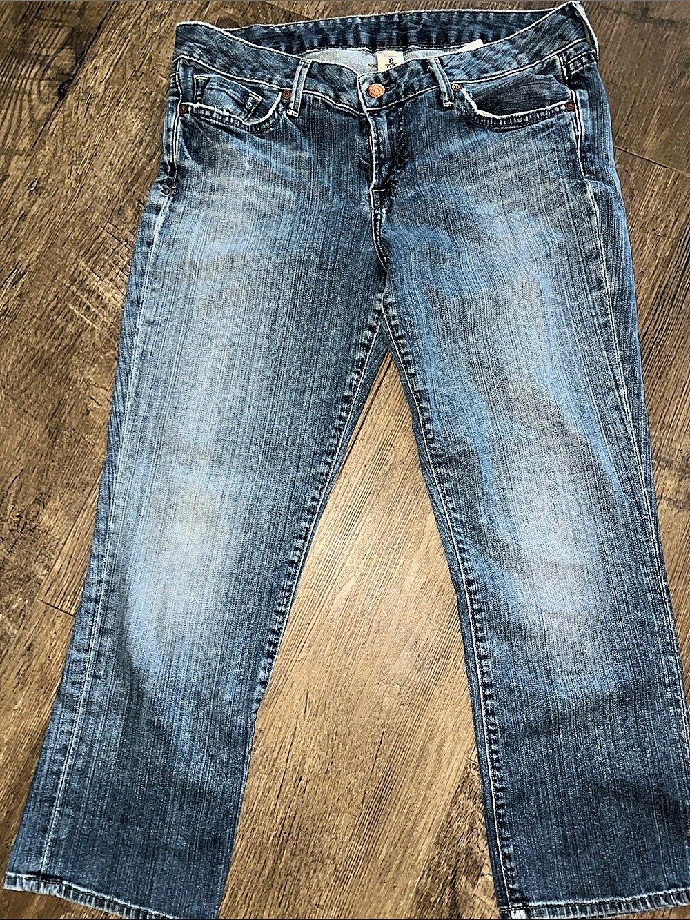 Lucky Brand Diva Jeans/Capris
(Inseam 21”) Blue Size 8 (29)